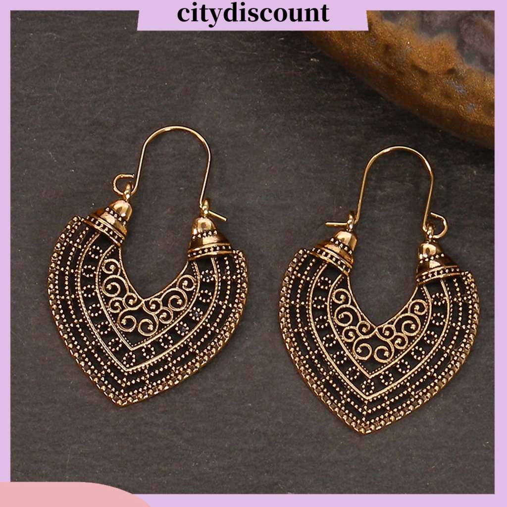 1 Đôi Bông Tai Hình Thác Nước Thời Trang Vintage