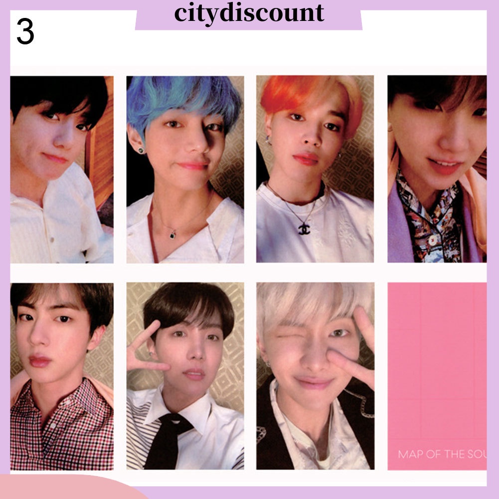 Kpop BTS Map of the Soul Persona Photo Card Boy with Luv Album Photocard Poster