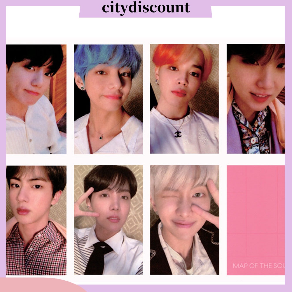 Kpop BTS Map of the Soul Persona Photo Card Boy with Luv Album Photocard Poster