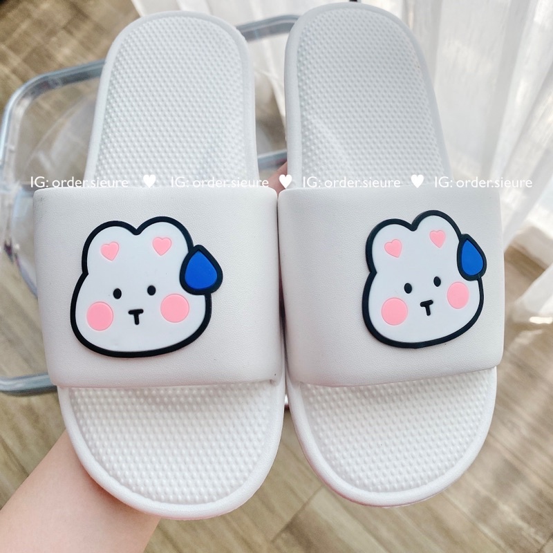 🔥 XẢ LỖ 🔥 Dép Thỏ Dép Đi Trong Nhà Hoạt Hình Đáng Yêu M60
