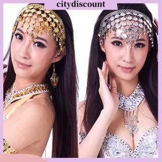 {Citydiscount} Băng Đô Đính Kim Sa Lấp Lánh Cho Vũ Công Múa Bụng