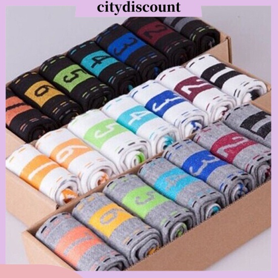 {Citydiscount} Set 7 đôi tất cotton 7 ngày trong 1 cho nam