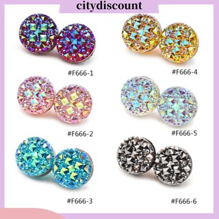 {Citydiscount} Cặp ghim cài áo nam châm đính đá thời trang nữ