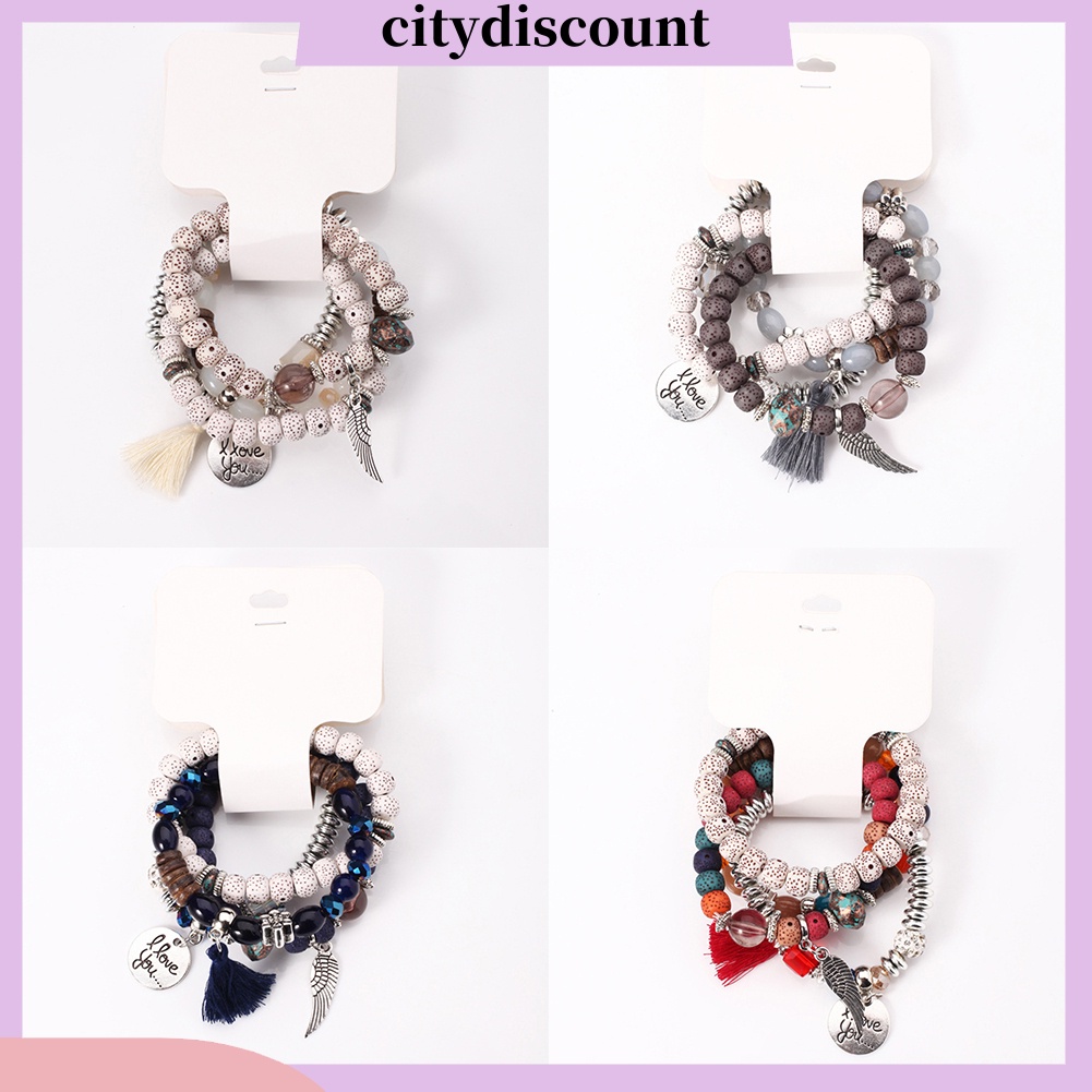 Vòng tay xỏ hạt phong cách bohemia