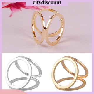{Citydiscount} Khuy cài khăn choàng lụa mạ vàng phong cách thời trang