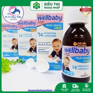 Vitamin Wellbaby Với 14 Vitamin Và Khoáng Chất 150ml