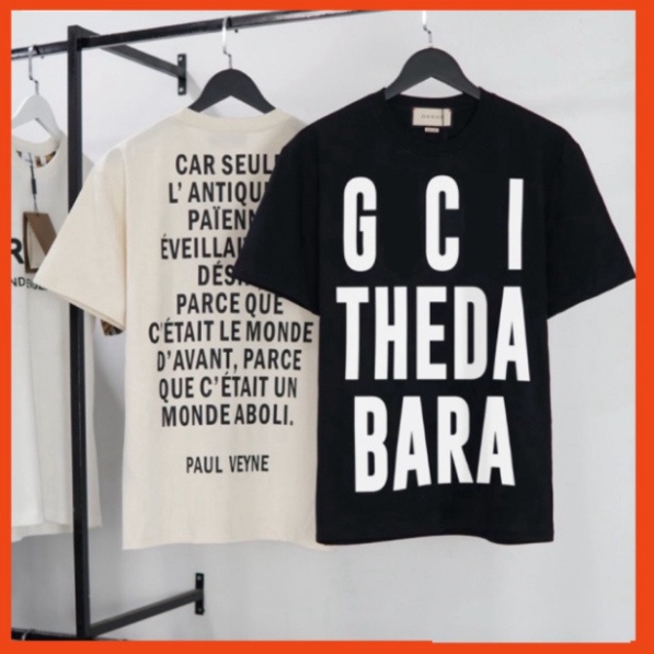 1 Áo Phông Nam Nữ Gơ .Cì Theda Bara  in chữ 2 mặt Chất Liệu Cotton Dày Dặn Form Dáng Unisex Hot Trend 2023