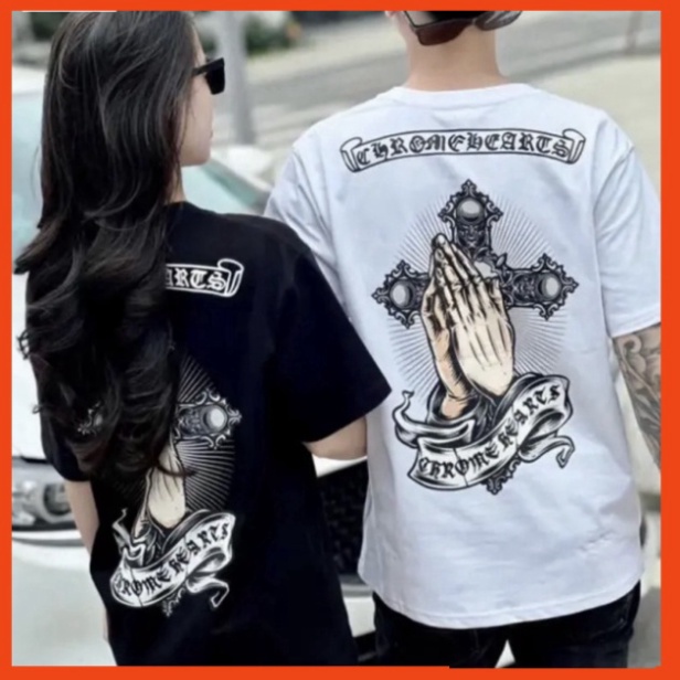 1 Áo Phông Tay Nam Nữ In Hình Đôi Bàn Tay Với Cổ Tròn - Áo Thun Nam Nữ Unisex Cao Cấp Chất Liệu Dày Dặn. 1 | BigBuy360 - bigbuy360.vn