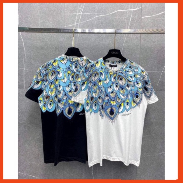 1 Áo Phông Nam Nữ Burlong Chất Liệu Cao. Áo Thun Unisex In Hình Đuôi Công Siêu Hot 2023 1