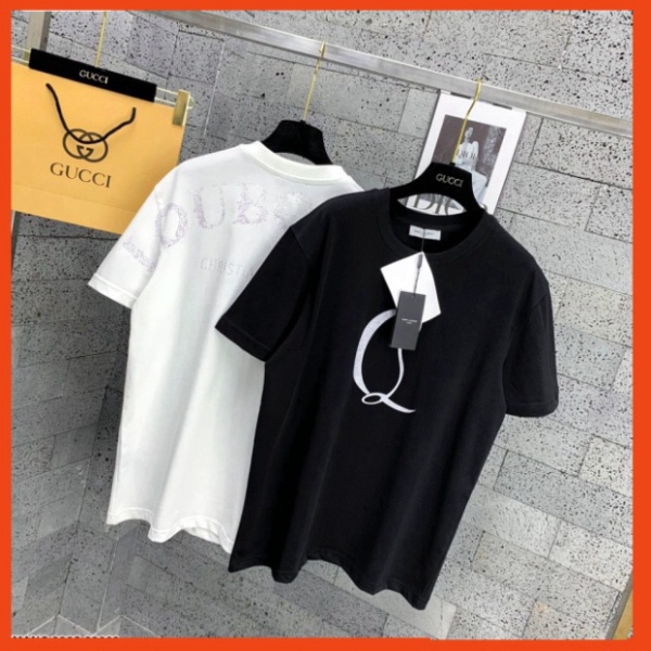 1 Áo Phông Louboutin Cho Nam Nữ Bản Cao Cấp Hoạ Tiết Chữ Loubotin - Áo Thun Hot Hit 2023 1