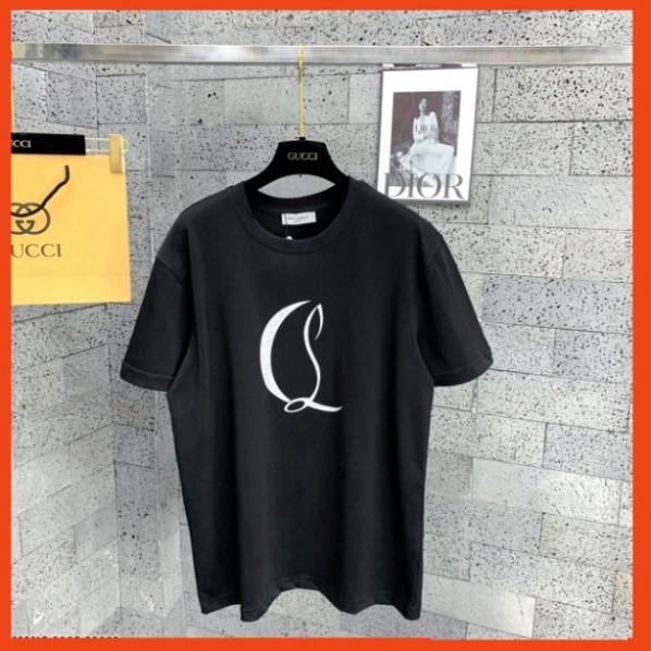 1 Áo Phông Louboutin Cho Nam Nữ Bản Cao Cấp Hoạ Tiết Chữ Loubotin - Áo Thun Hot Hit 2023 1 | BigBuy360 - bigbuy360.vn