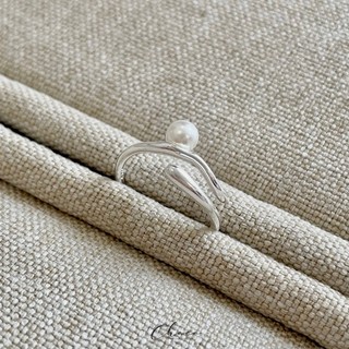Nhẫn bạc gắn trai Choco Jewelry