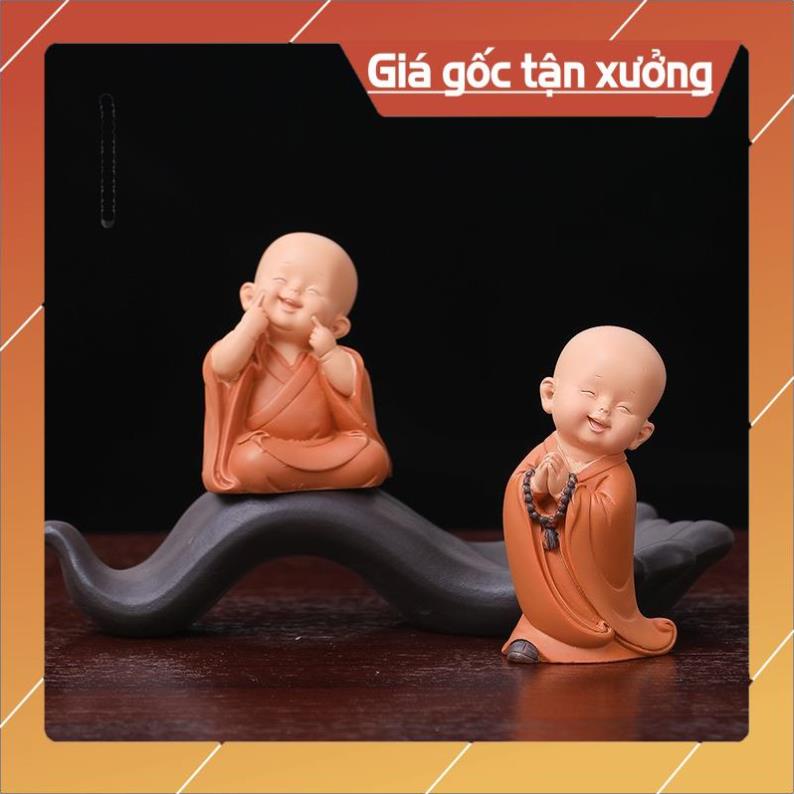 Bộ tượng chú tiểu 12 dáng 7cm