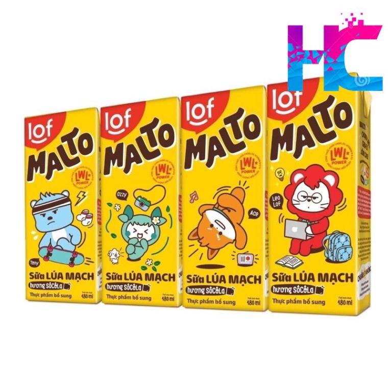 Sữa Malto hương cacao lúa mạch 180ml - hang_chuan