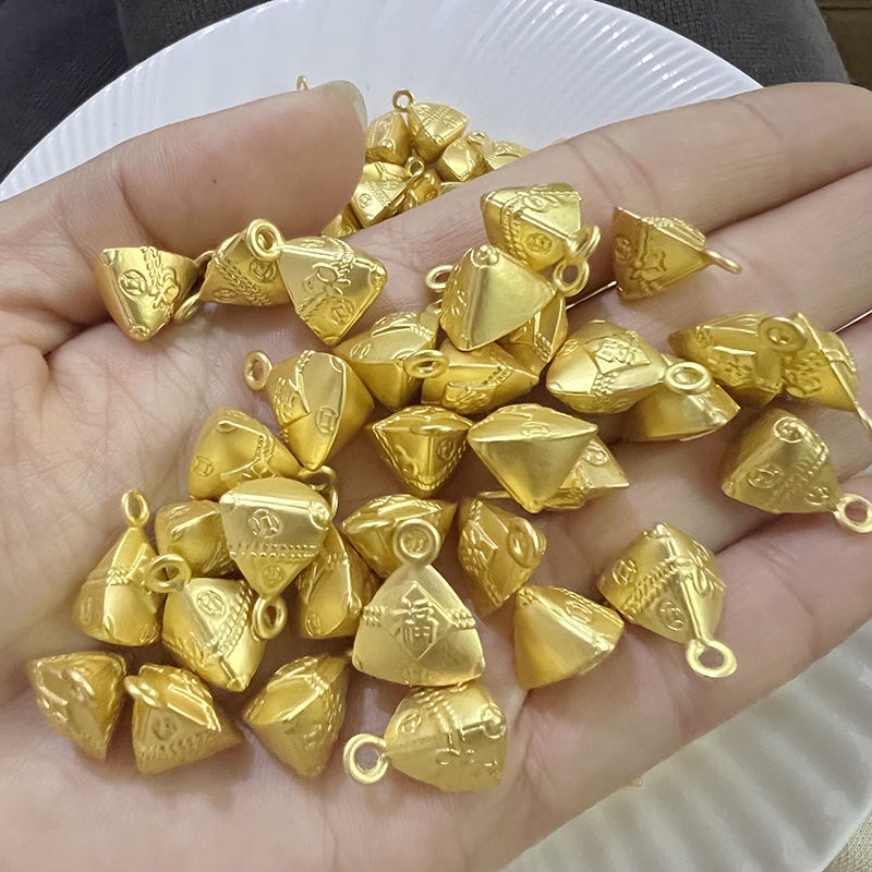 Vòng Đeo Tay Mặt Hoa Sen Vàng Hai Thế Giới Hạnh Phúc DIY Làm Mặt Dây Chuyền Điện Thoại Di Động