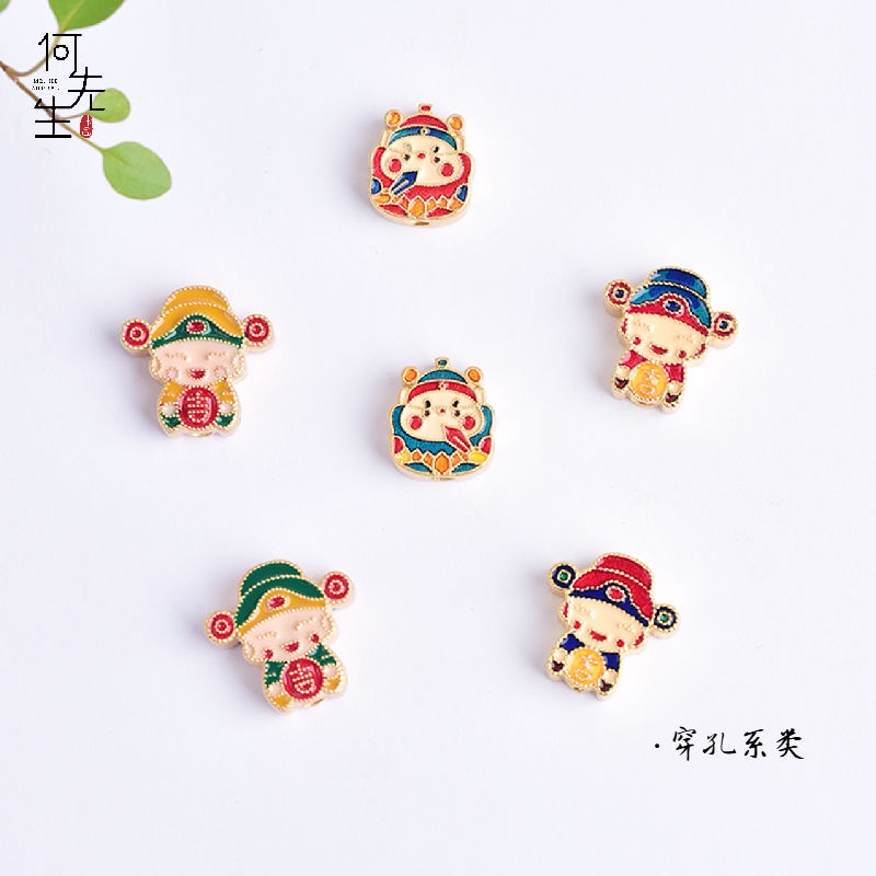 Mặt Dây Chuyền Hạt Pei Thủ Công Màu Sắc Xinh Xắn