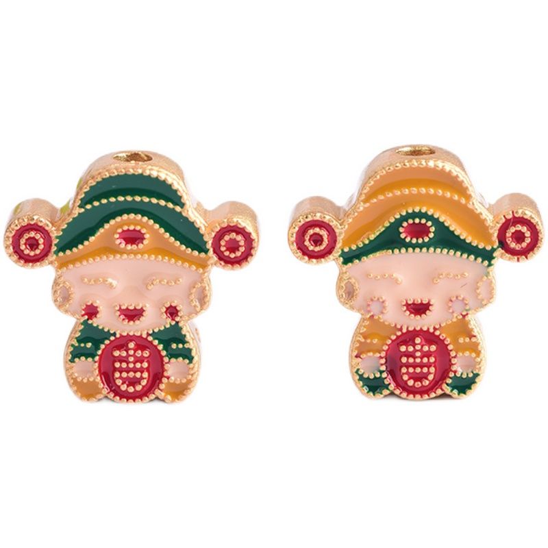 Mặt Dây Chuyền Hạt Pei Thủ Công Màu Sắc Xinh Xắn