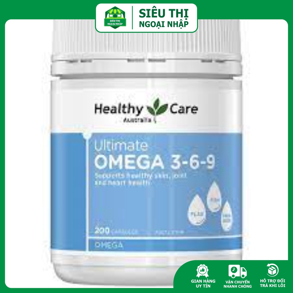 Omega 369 Healthy Care Úc 200 Viên