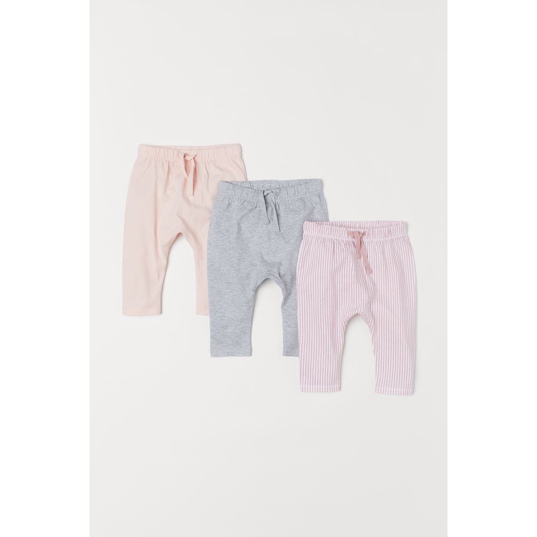 Set 3 quần kẻ hồng baby HM H&M_hàng chính hãng authentic US