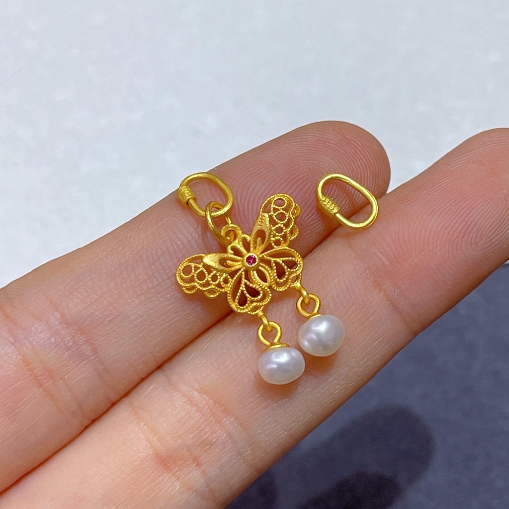 Mặt Vòng cổ Bạc s925 Hình Trái Tim Phong Cách Cổ Điển