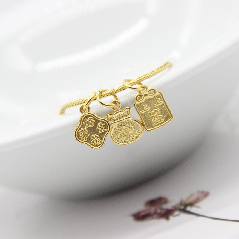 Phụ Kiện Mặt Dây Chuyền Hình Phương Pháp Cổ Điển Màu Vàng Kim Dễ Phối Đồ Mọi Thứ Sản Phẩm Tốt Trên Chữ Ký w