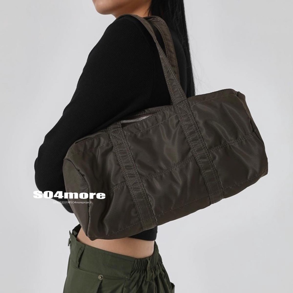 [SO4more] Túi Thể Thao Đeo Vai Hình Trụ Bằng Kim Loại Millennium Dễ Thương Phong Cách Hàn Quốc Cổ Điển