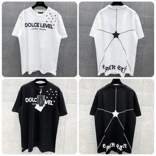 Áo thun nam nữ cotton in chữ Dolce trước ngực siêu hot dễ phối đồ 2023