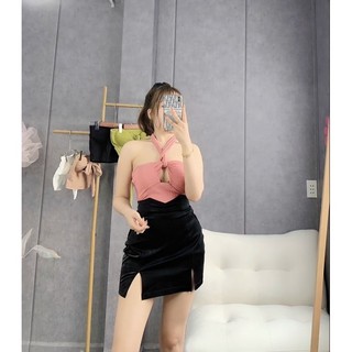 áo kiểu cột nơ có mút