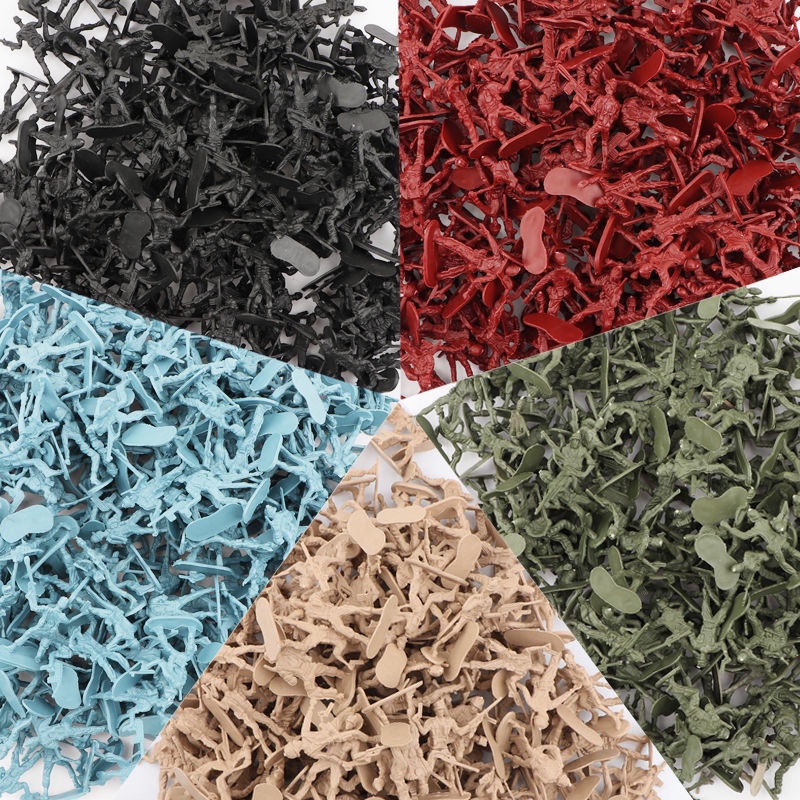 Mô Hình Đồ Chơi Người Lính Chiến Tranh Bằng Nhựa Nhiều Màu Sắc Dễ Thương Cho Bé