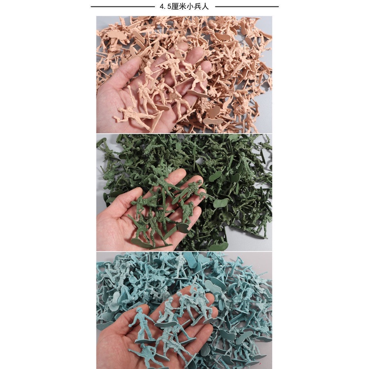 Mô Hình Đồ Chơi Người Lính Chiến Tranh Bằng Nhựa Nhiều Màu Sắc Dễ Thương Cho Bé