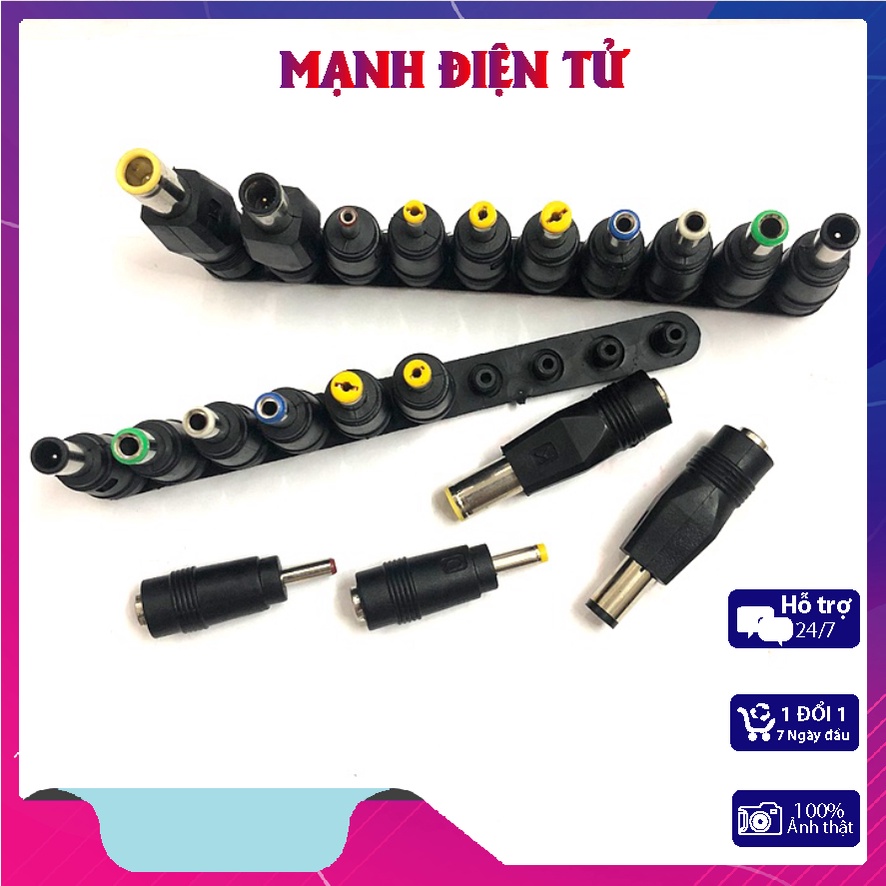 Bộ 10 Đầu Chuyển Rắc dùng cho máy tính xách tay Laptop