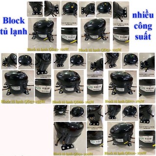 Block tủ lạnh đầy đủ công suất. qd 43. 51. 57. 66. 77. 91. 110.