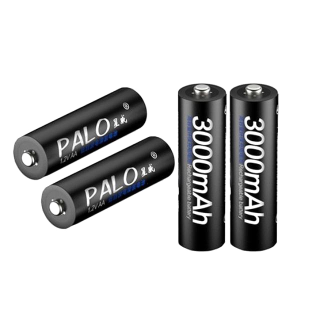 Pin xanh 1200mAh, Palo đen 3000mAh có mạch sạc