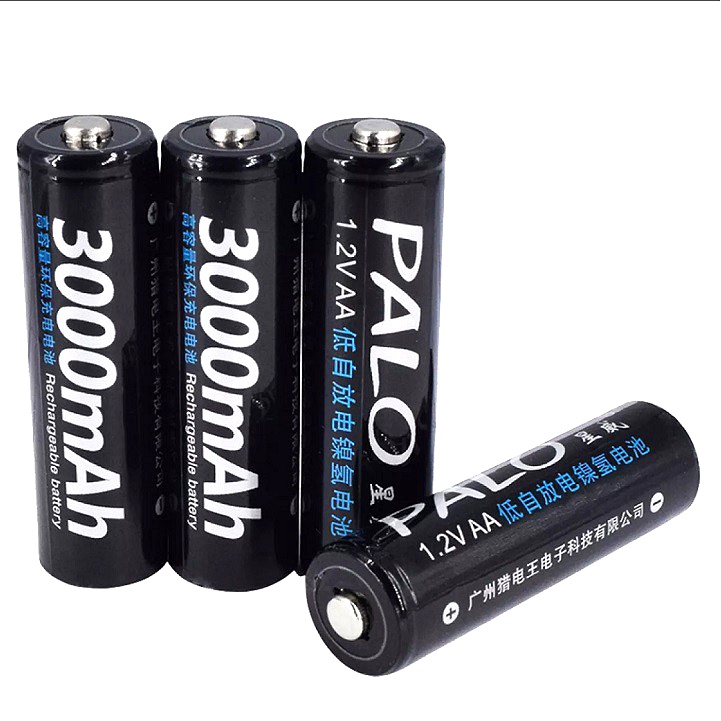 Pin xanh 1200mAh, Palo đen 3000mAh có mạch sạc