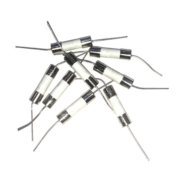 Cầu Chì Sứ Cắm Chân Hàn 5x20mm 250V 2A 3A 3.15A 5A 6.3A 8A 10A 15A 20A 30A