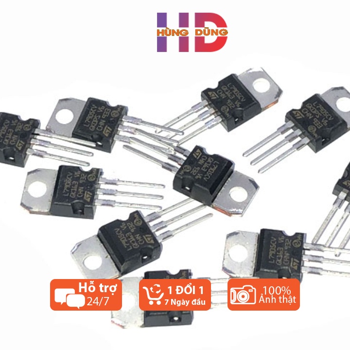 Linh kiện điện tử IC L7905CV L7912CV L7915CV IC Ổn áp âm 5V 12V 15V (combo 10 con)