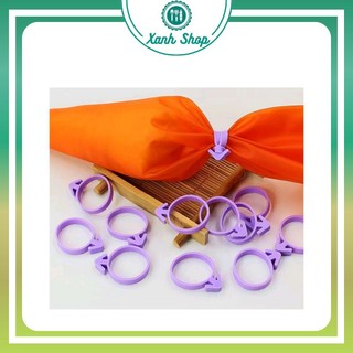 Vòng silicone buộc túi bắt kem