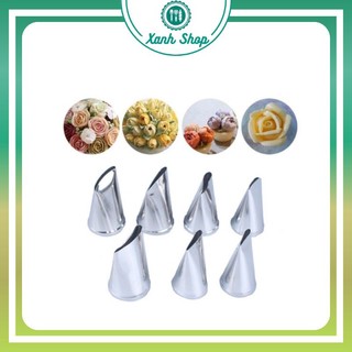 Bộ 7 đui bắt cánh hoa hồng/ hoa tulip