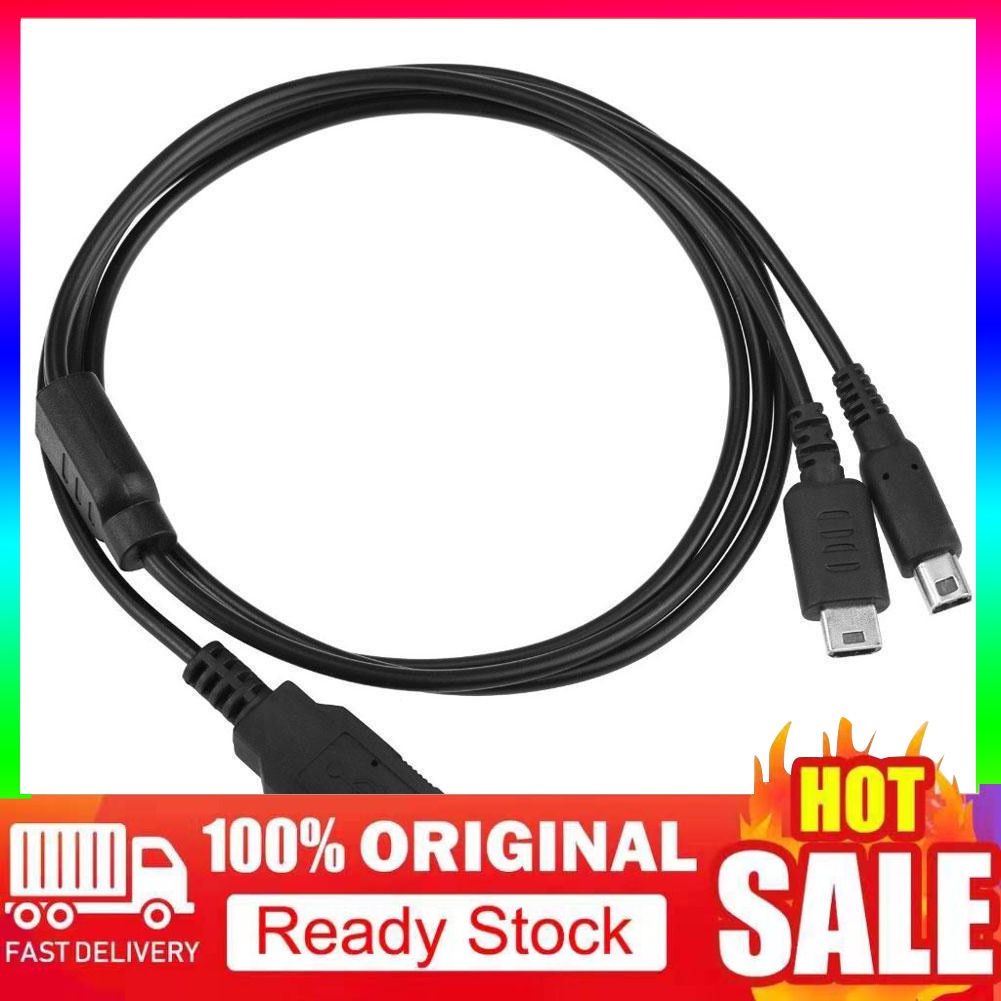 Dây Cáp Sạc PO-2 Trong 1 Cho Máy Chơi Game Nintendo 3DS Lite DSI DSL 3DSXL