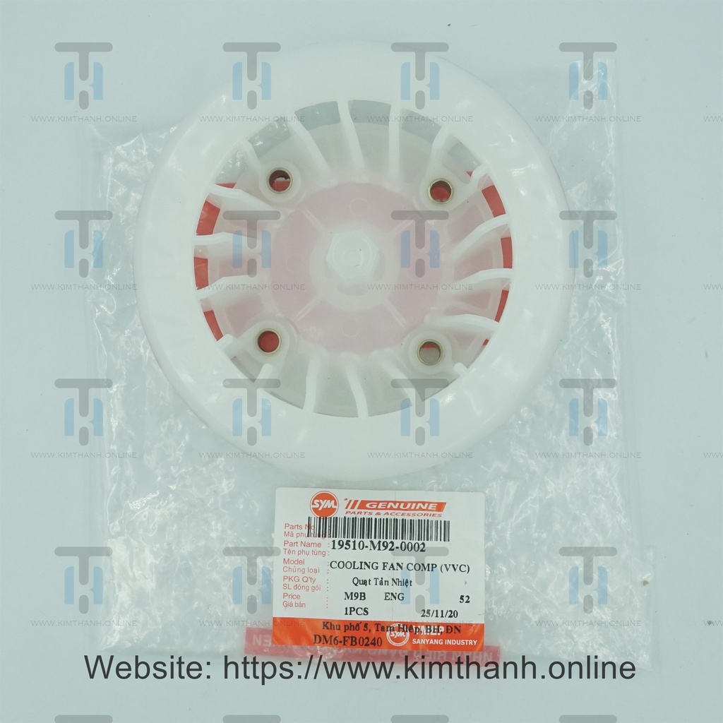 Cánh quạt gió Attila SYM _ 19510-M92-0002