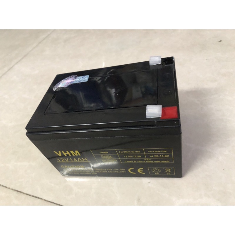 BÌNH ẮC QUY 12V-14Ah MỚI DUNG CHO LOA KÉO - XE ĐIỆN