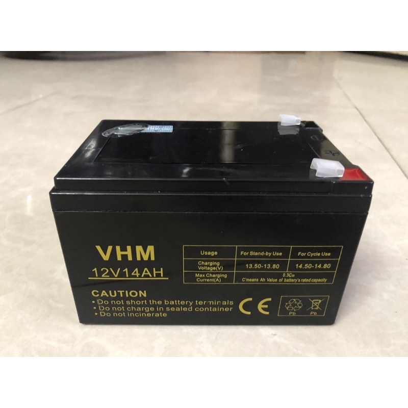 BÌNH ẮC QUY 12V-14Ah MỚI DUNG CHO LOA KÉO - XE ĐIỆN