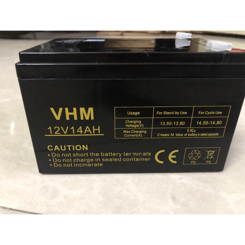 BÌNH ẮC QUY 12V-14Ah MỚI DUNG CHO LOA KÉO - XE ĐIỆN