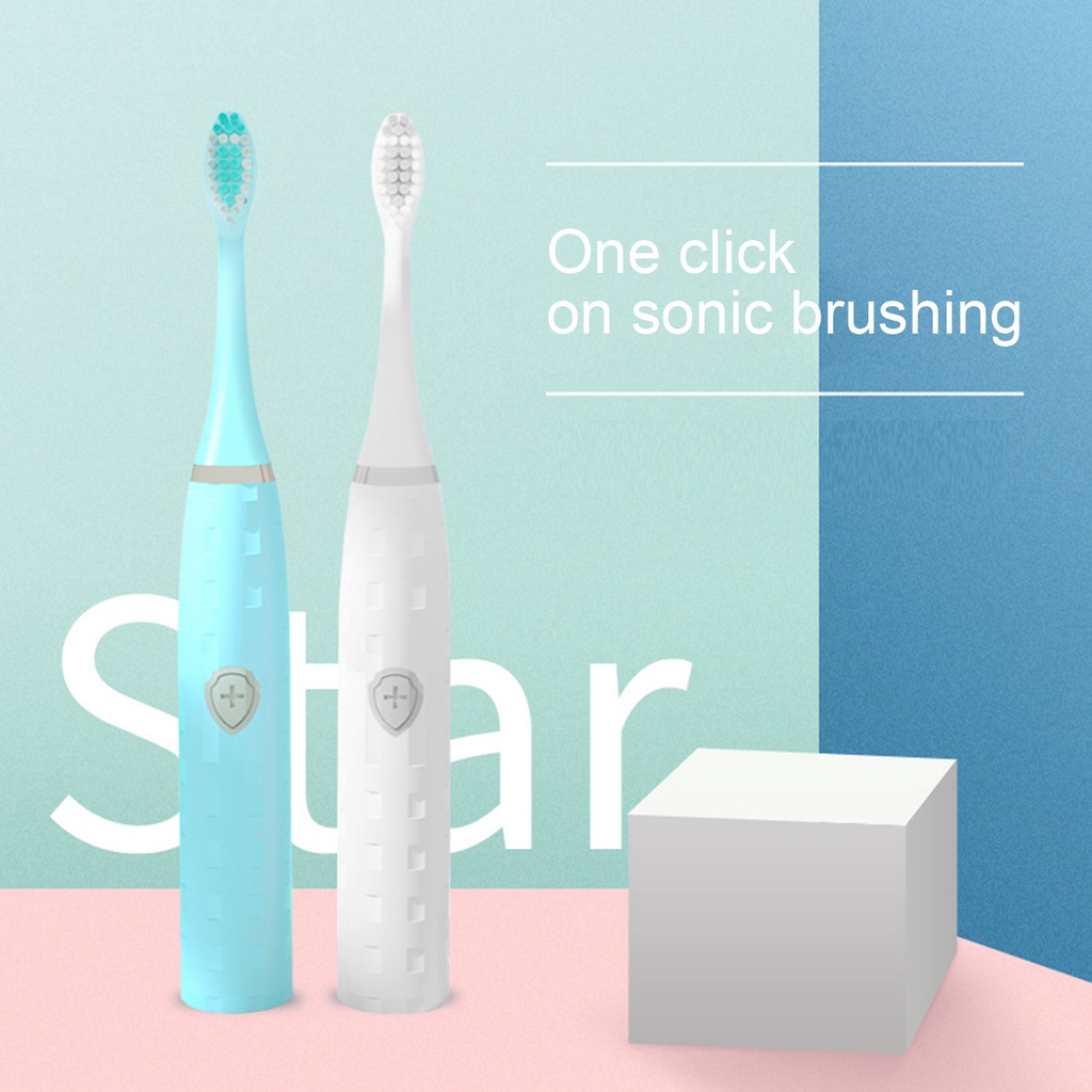 PO-Mềm Chống Thấm Nước IPX7 Sonic Làm Trắng Da,Bàn Chải Đánh Răng Điện Lông