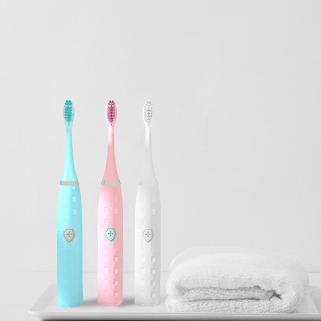 PO-Mềm Chống Thấm Nước IPX7 Sonic Làm Trắng Da,Bàn Chải Đánh Răng Điện Lông