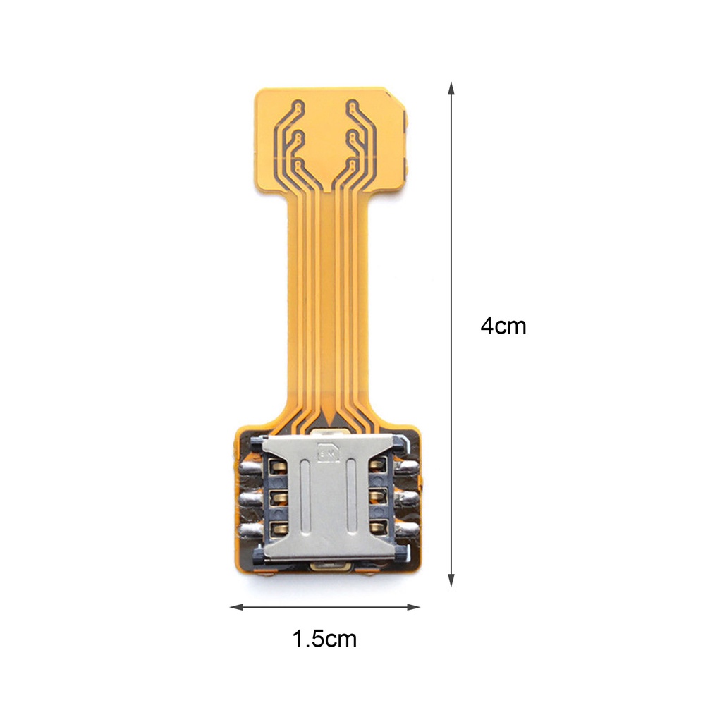 PO-Thẻ SIM Đôi Cho Điện Thoại Android,Khe SIM Nối Dài Hỗ Trợ