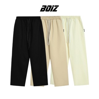 Quần kaki ống rộng boiz lưng thun cạp chun dáng suông kaki nam nữ - hàng mới về