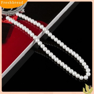 {FRESH} Vòng cổ Dạng Chuỗi Hạt Ngọc Trai Nhân Tạo Đơn Giản Thời Trang Cho Nữ
