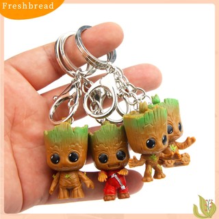 (FRESH) Móc Khóa Hình Nhân Vật Groot Trong Phim Guardians of Galaxy