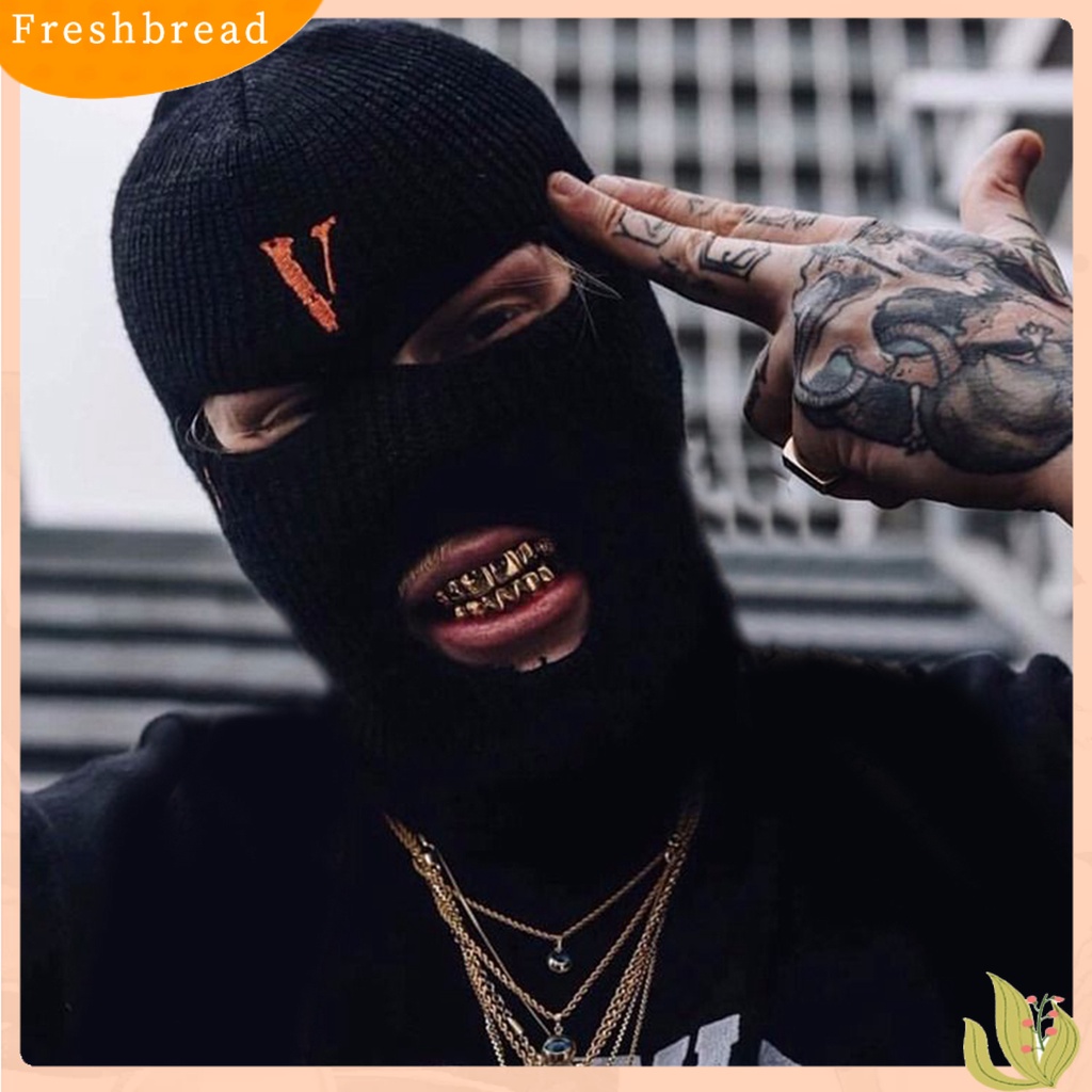 FRESH| Mũ Trùm Đầu Kiêm Khăn Choàng Cổ Màu Trơn Che Phủ Ba Lỗ Chống Nhăn Khi Trượt Tuyết / Đạp Xe
